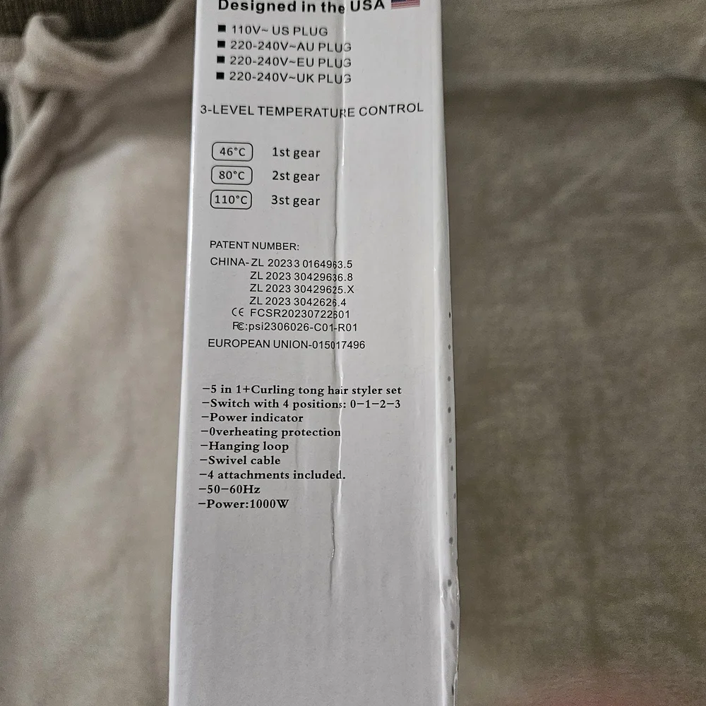 NoraStyler Multistyler 5-in-1 Hair Styler Pro — White & Gold